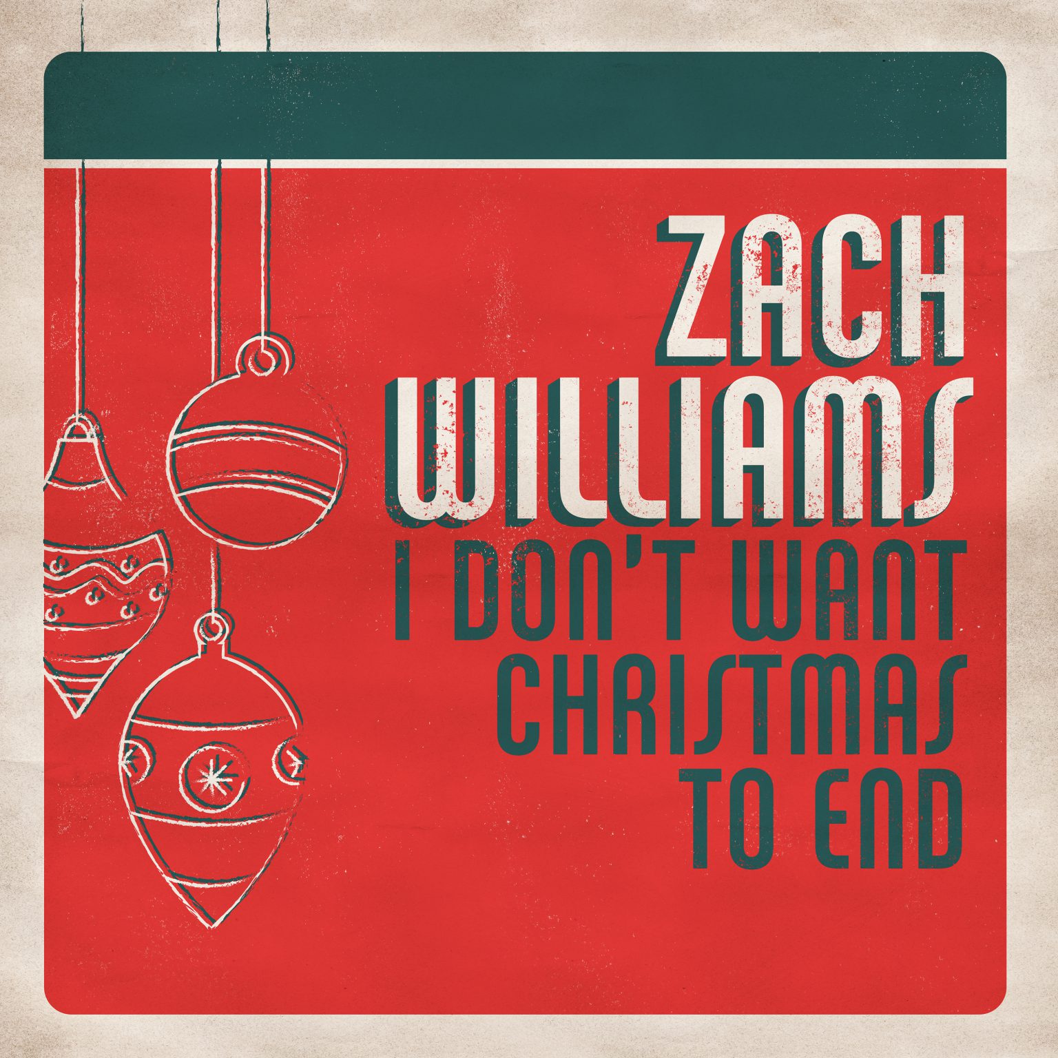 Zach Williams/Provident Label Group album “I Don’t Want Christmas To